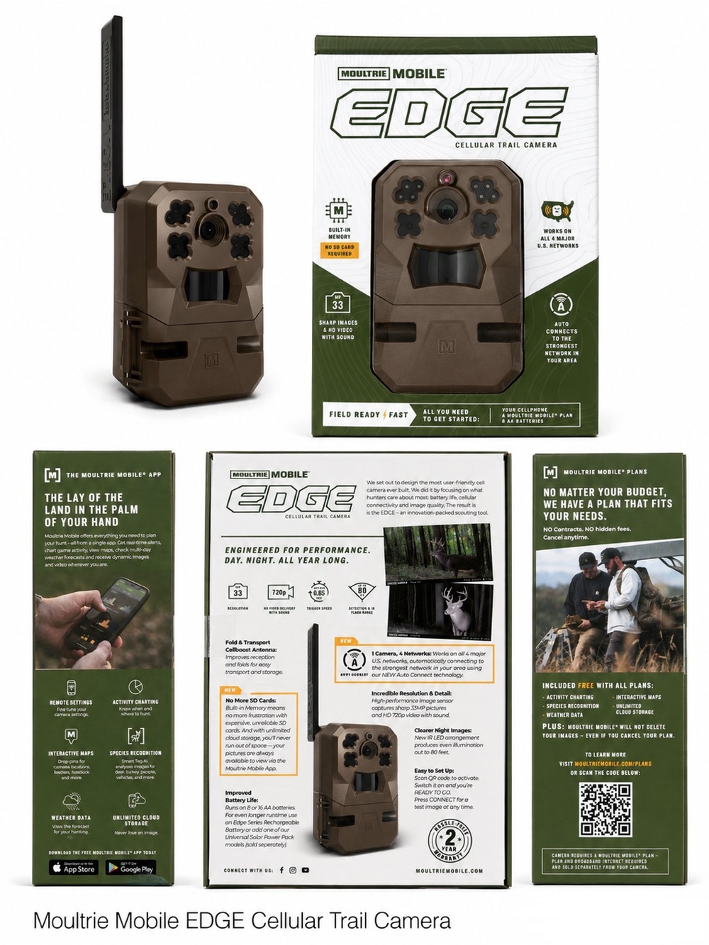 edge Brown Cellular Trail Camera by edge